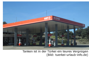 Aktueller Benzinpreis Dieselpreis Türkei